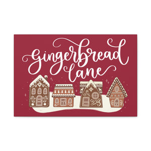 Gingerbread Lane Canvas