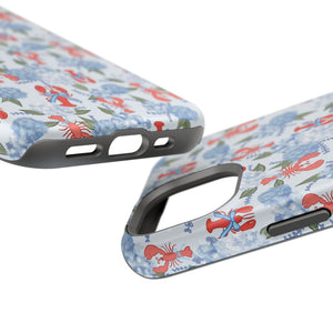 Lobster Hydrangea Magnetic Phone Case