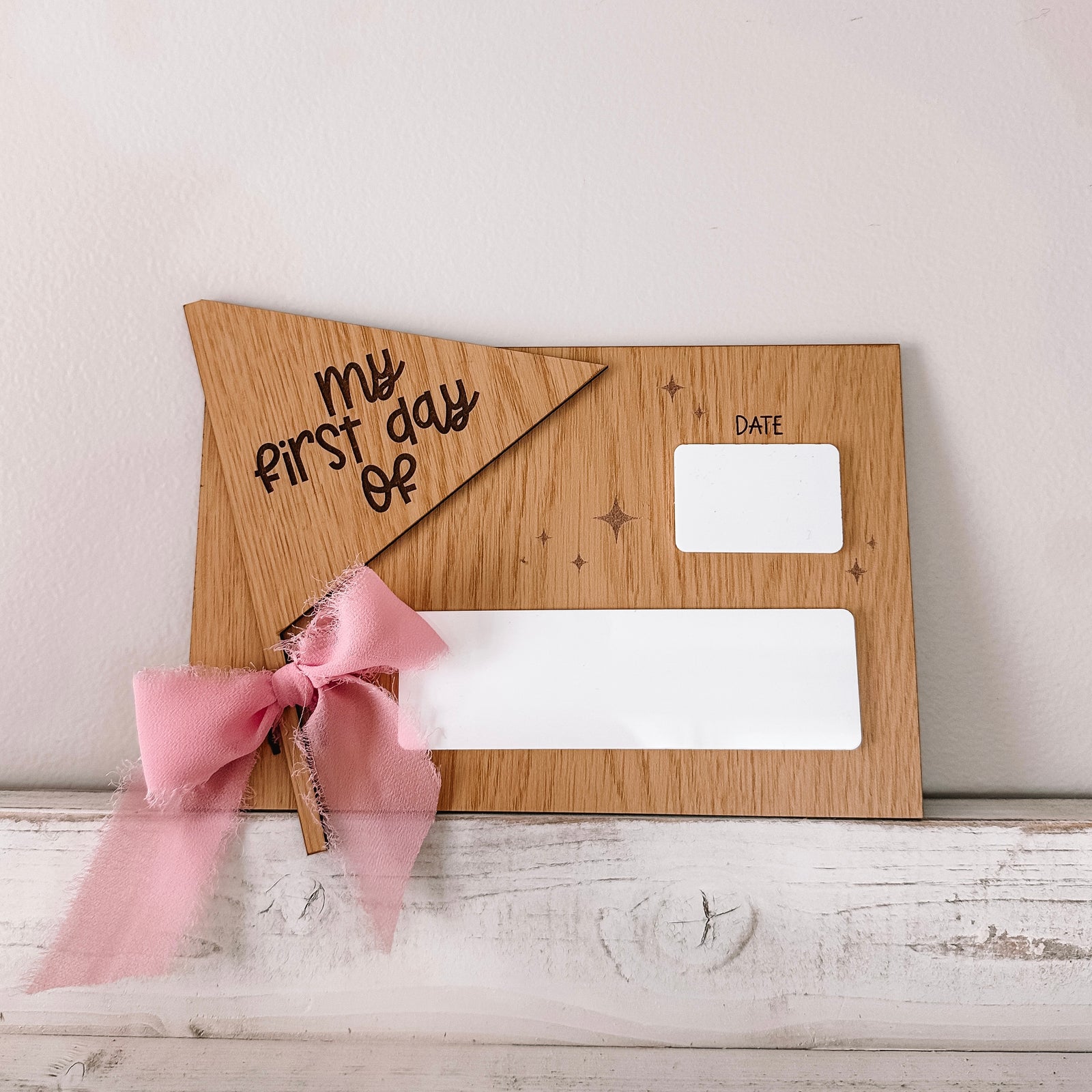 My First Day Flag Board