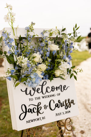 Wedding Flower Box Sign