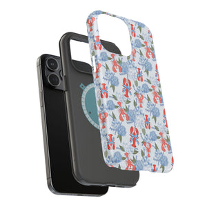 Lobster Hydrangea Magnetic Phone Case