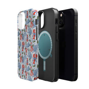 Lobster Hydrangea Magnetic Phone Case