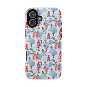 Lobster Hydrangea Magnetic Phone Case