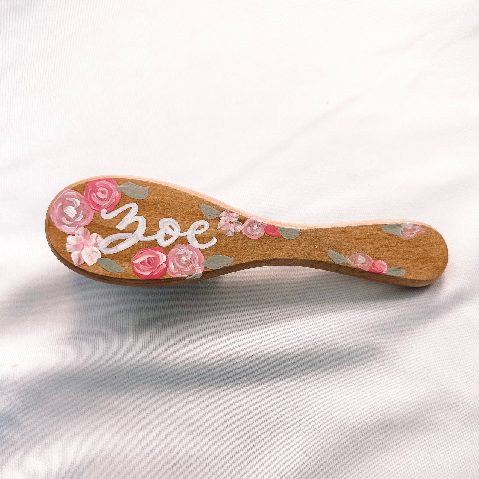 Hand Painted Baby Hair Brush