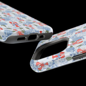 Lobster Hydrangea Magnetic Phone Case