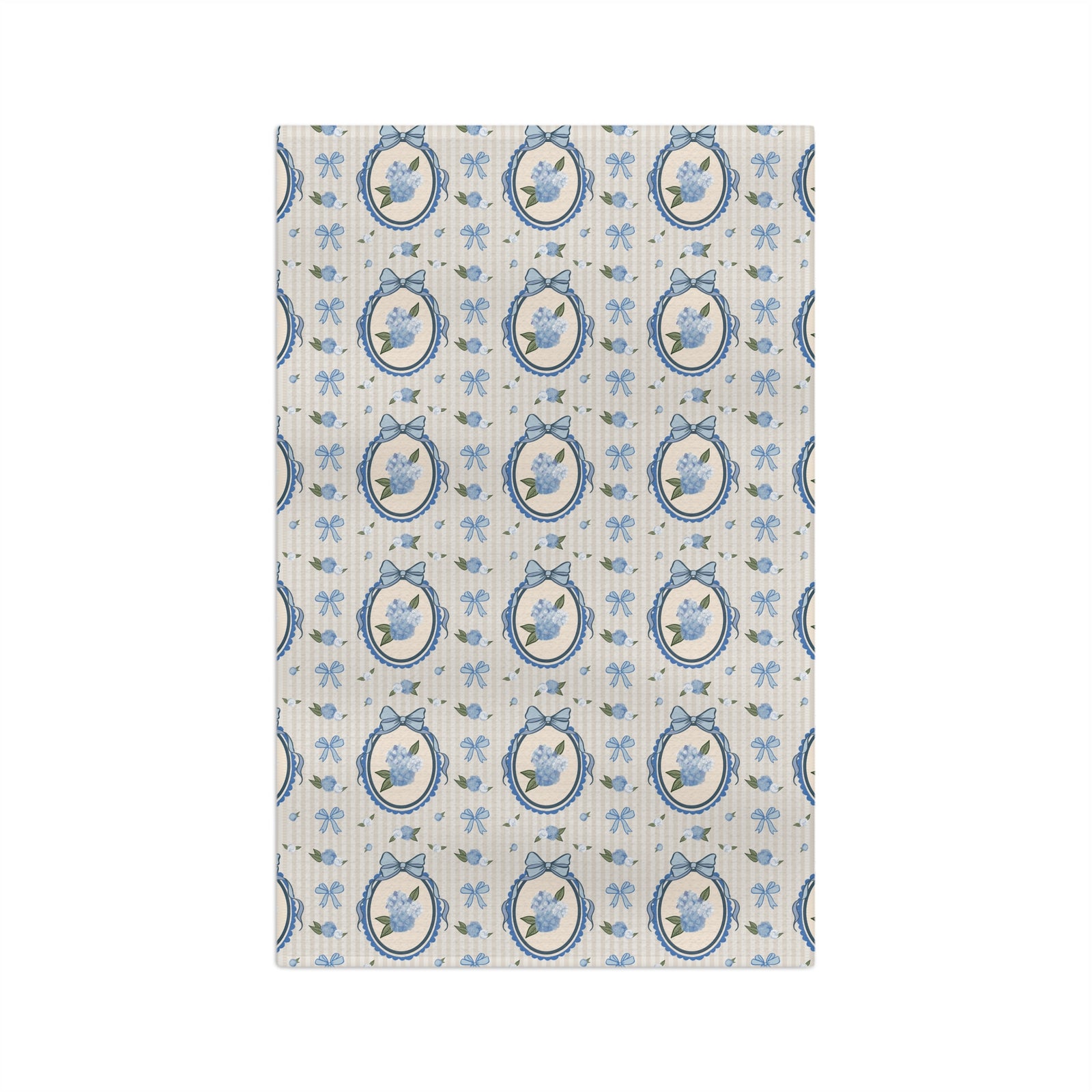 Hydrangea Lace Microfiber Tea Towel