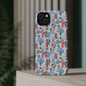 Lobster Hydrangea Magnetic Phone Case