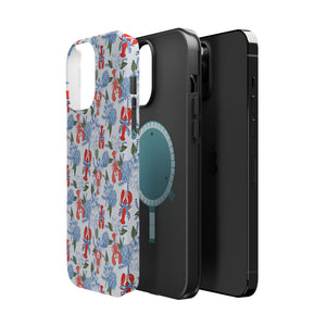 Lobster Hydrangea Magnetic Phone Case