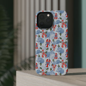 Lobster Hydrangea Magnetic Phone Case