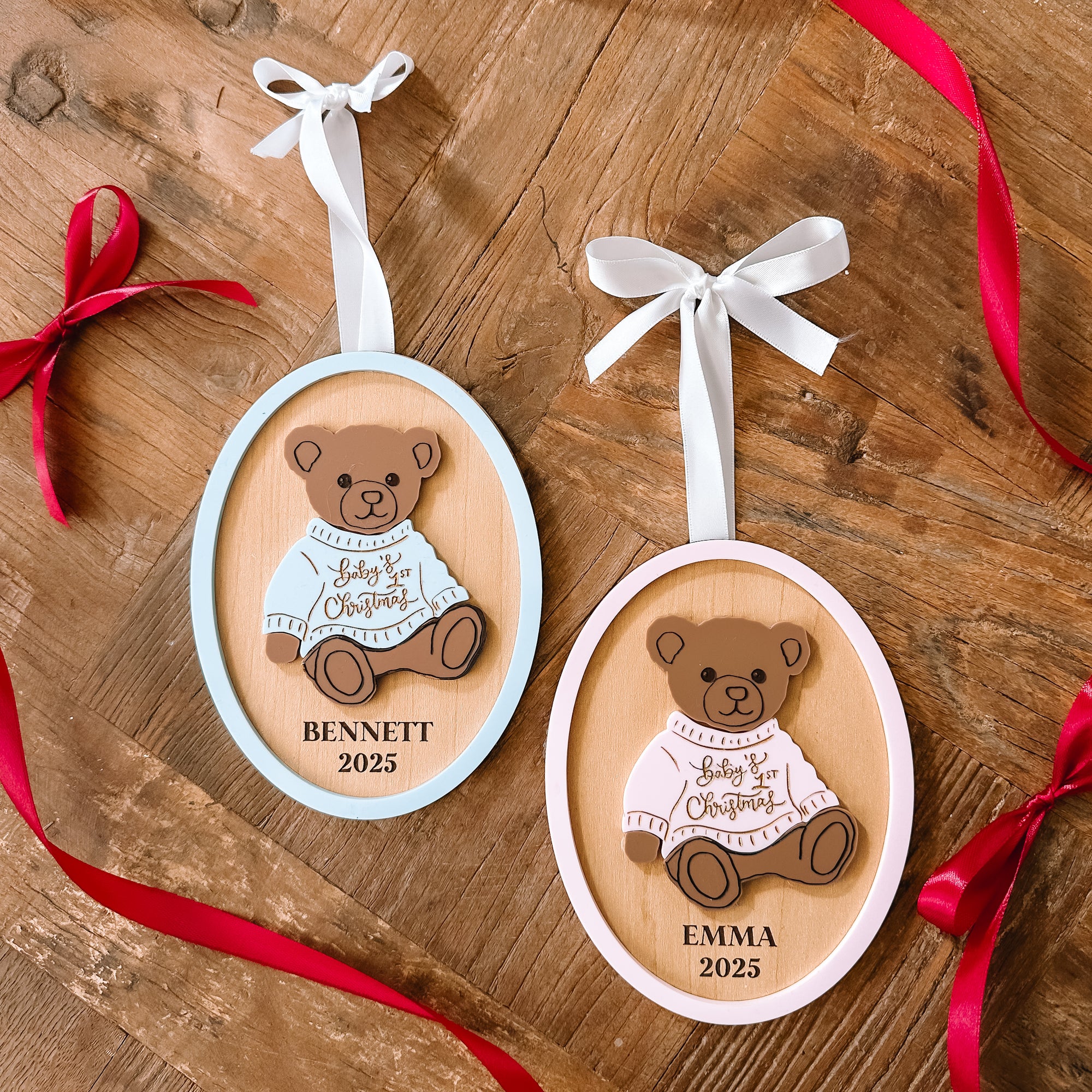 Baby’s First Christmas Teddy Bear Ornament
