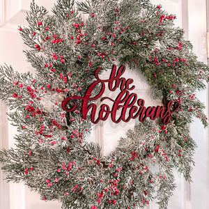 Personalized Wreath