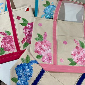 Hand Painted Canvas Tote