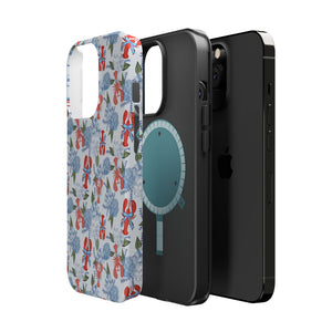 Lobster Hydrangea Magnetic Phone Case
