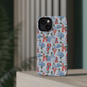 Lobster Hydrangea Magnetic Phone Case