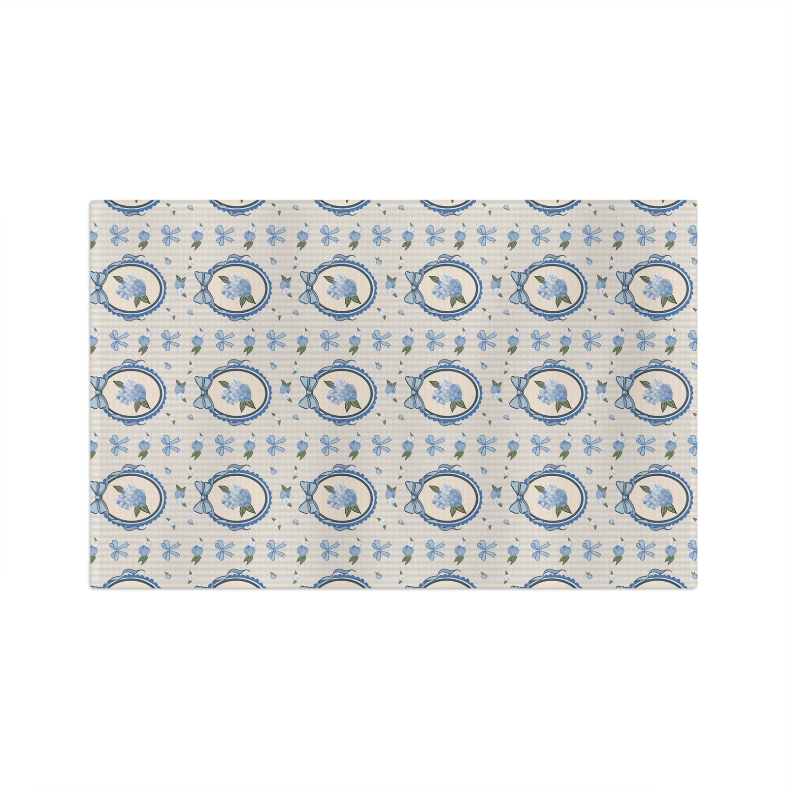 Hydrangea Lace Microfiber Tea Towel