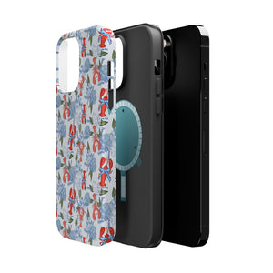 Lobster Hydrangea Magnetic Phone Case
