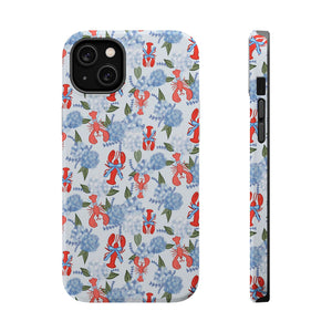 Lobster Hydrangea Magnetic Phone Case