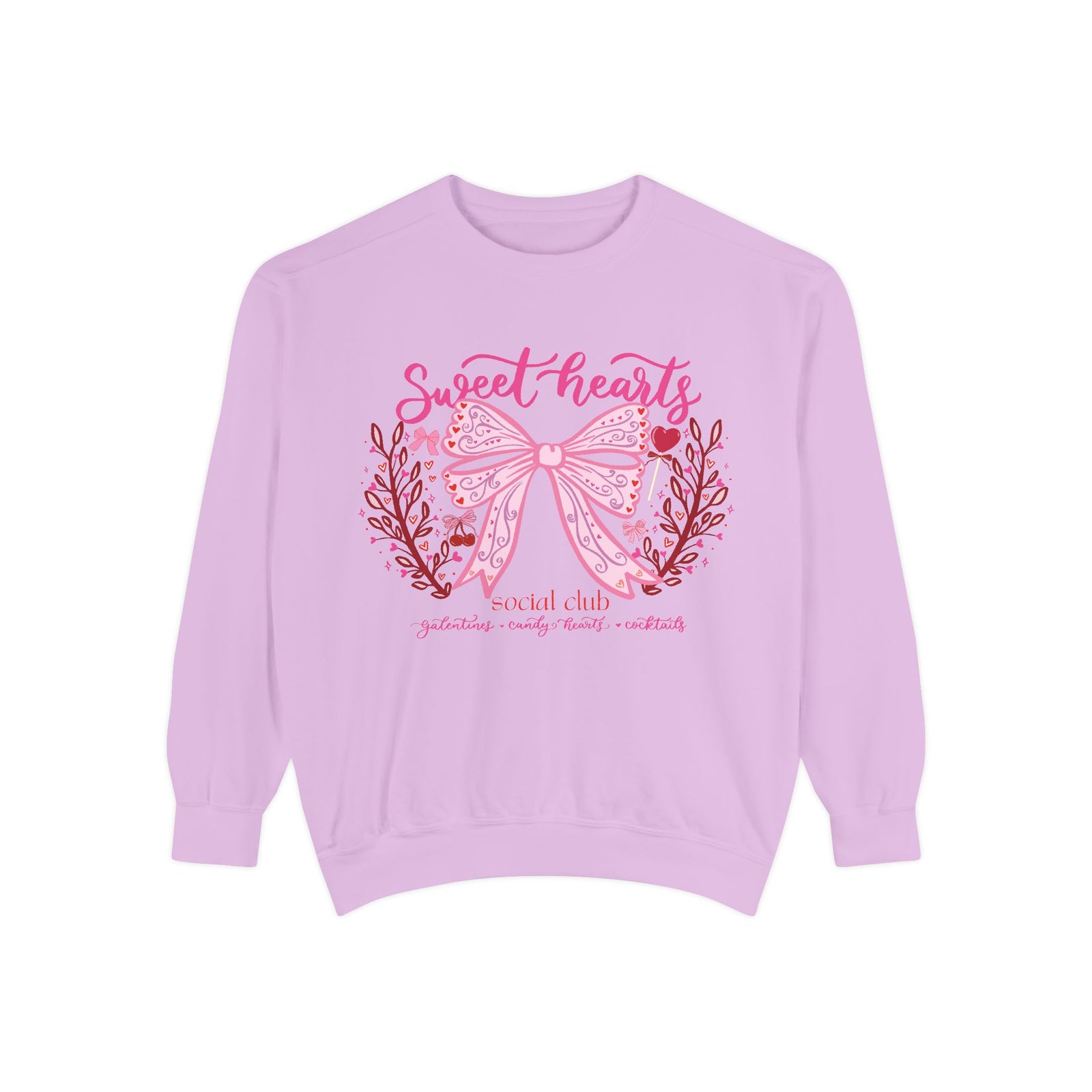 Sweet Hearts Social Club Comfort Colors Sweatshirt