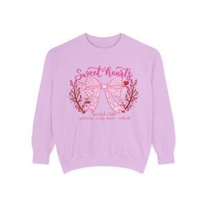 Sweet Hearts Social Club Comfort Colors Sweatshirt