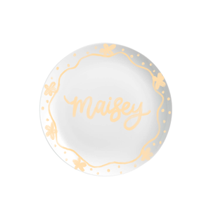 Hand Painted Birthday Plate