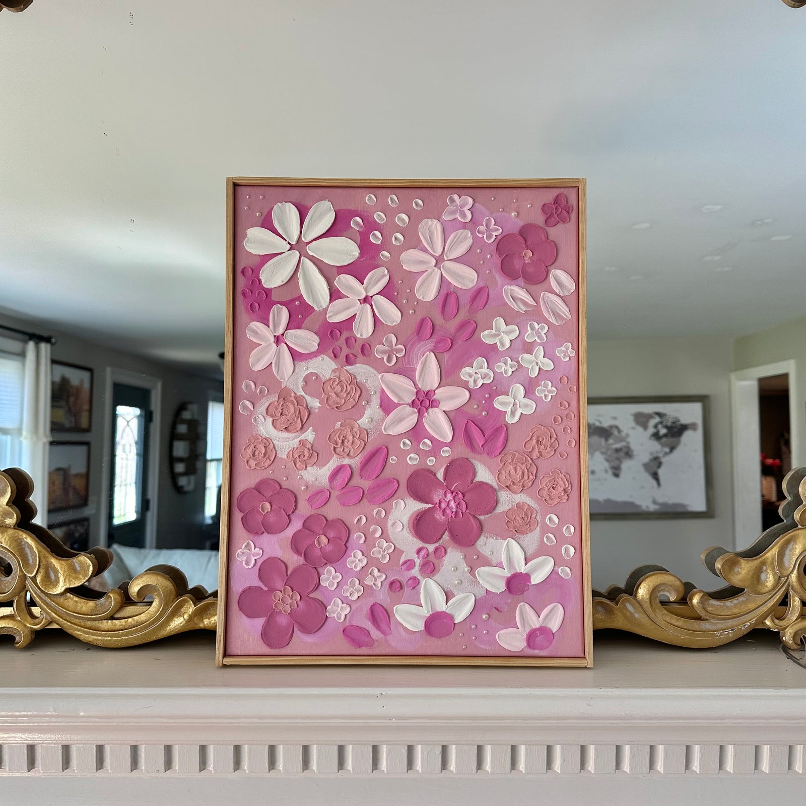 Rose Colored Glasses Original Painting 12"x16"