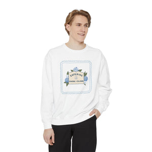 Entering Rhode Island Comfort Colors Crewneck