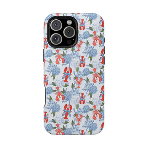 Lobster Hydrangea Magnetic Phone Case