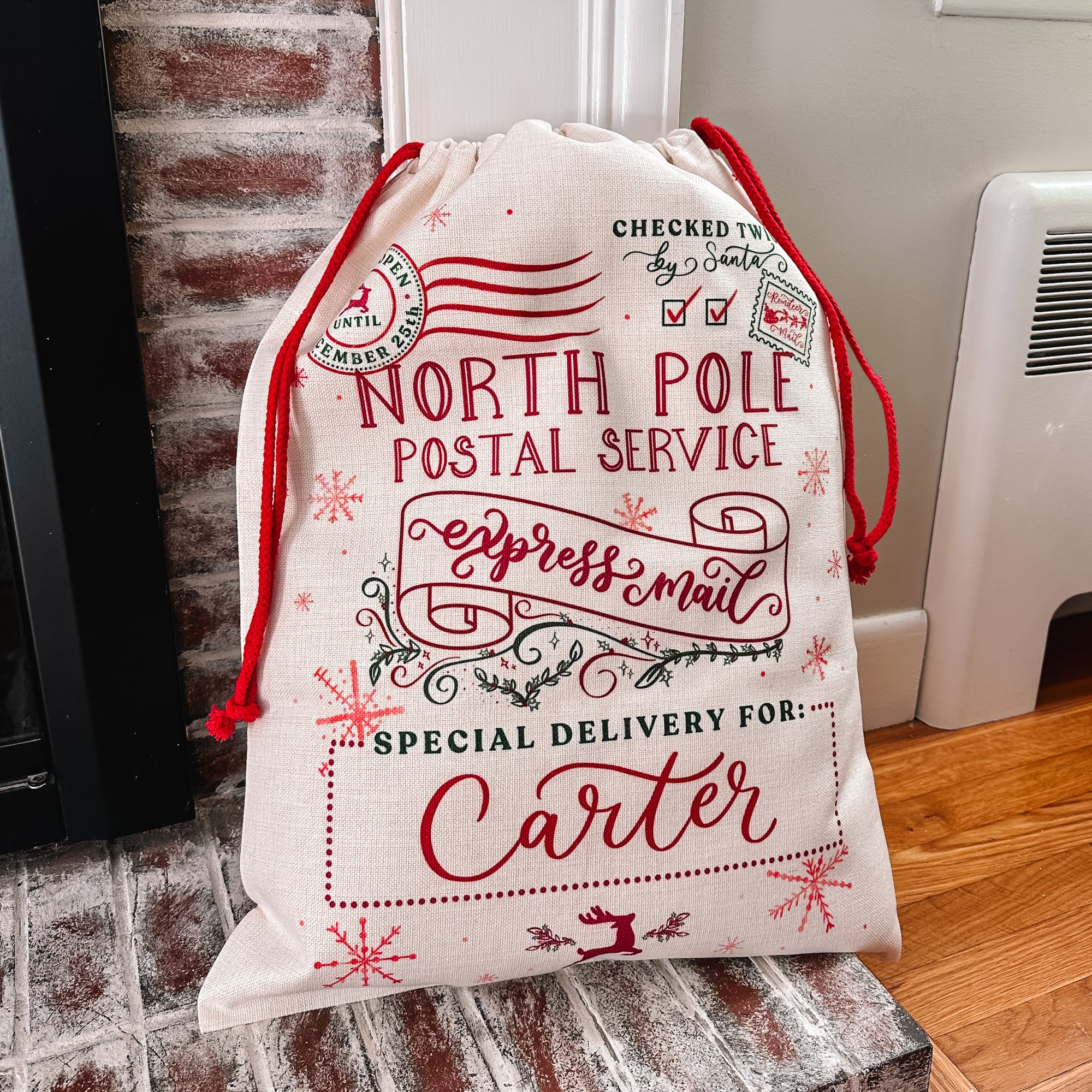 Personalized Santa Bag