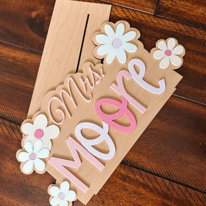Teacher Name Desk Sign