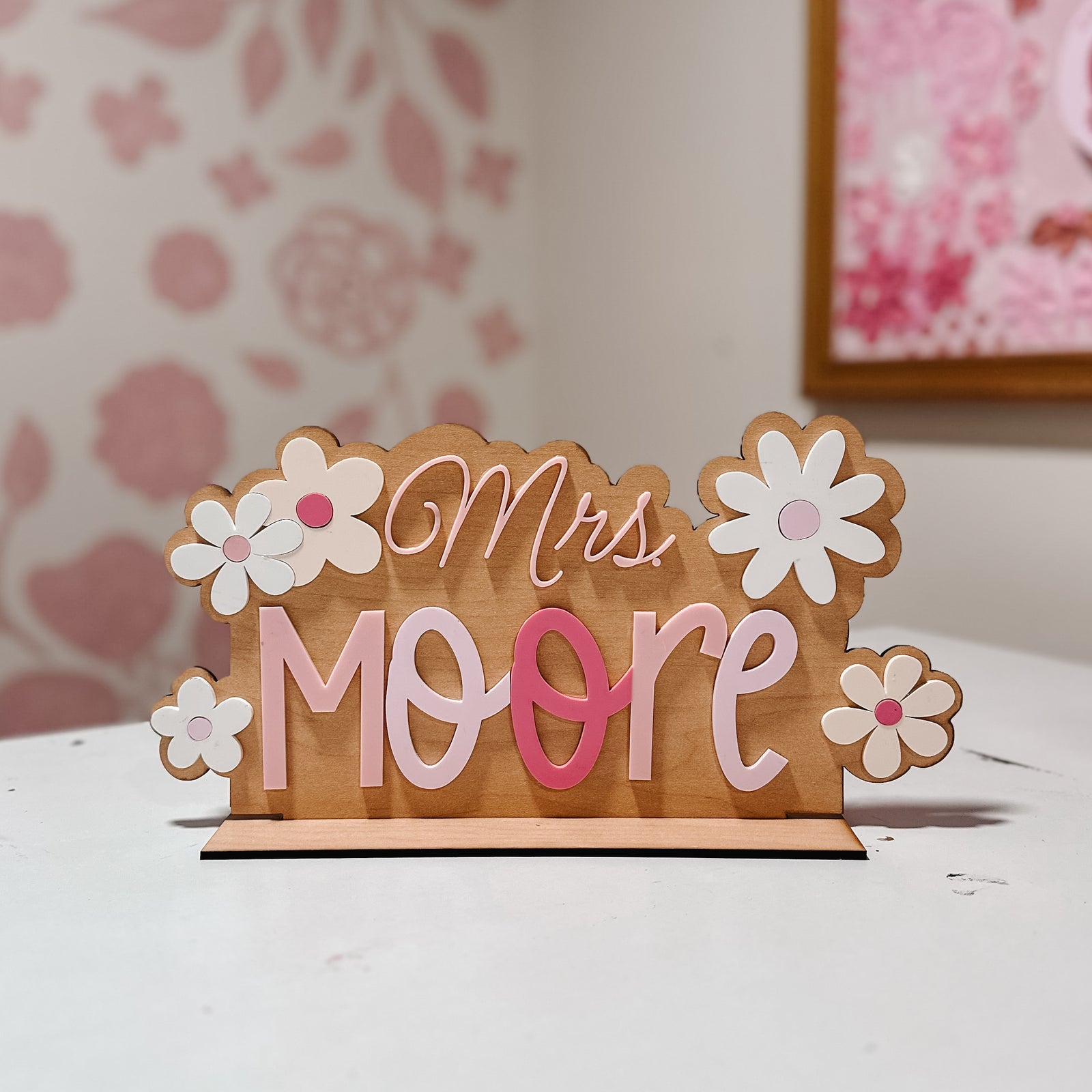 Teacher Name Desk Sign