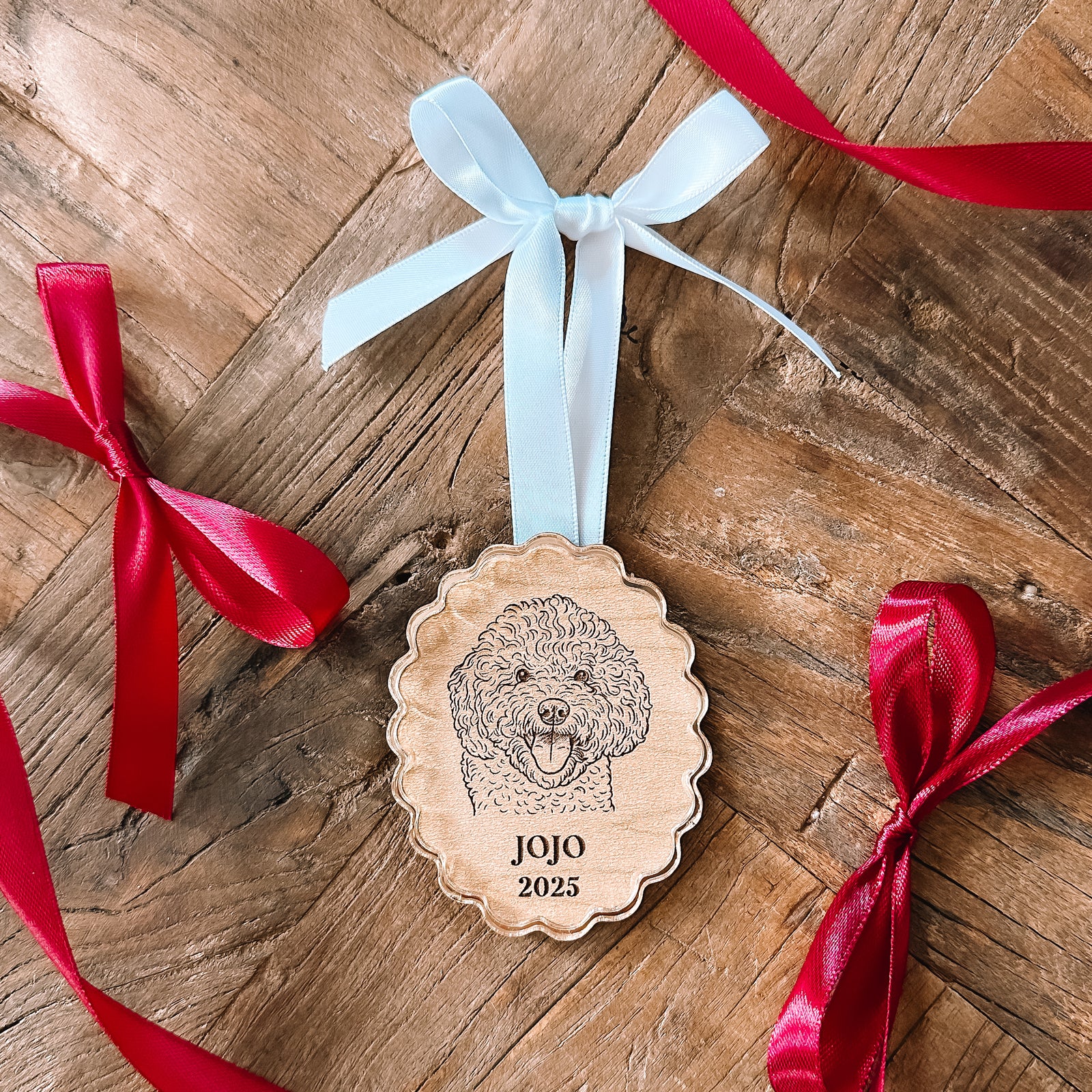 Pet Line Art Ornament