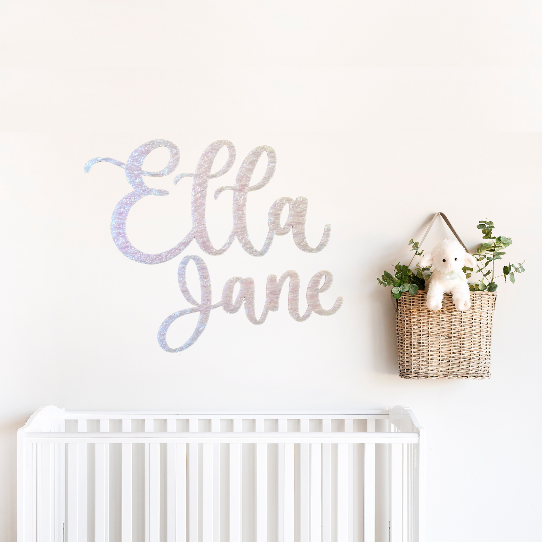 Laser Cut Acrylic Name