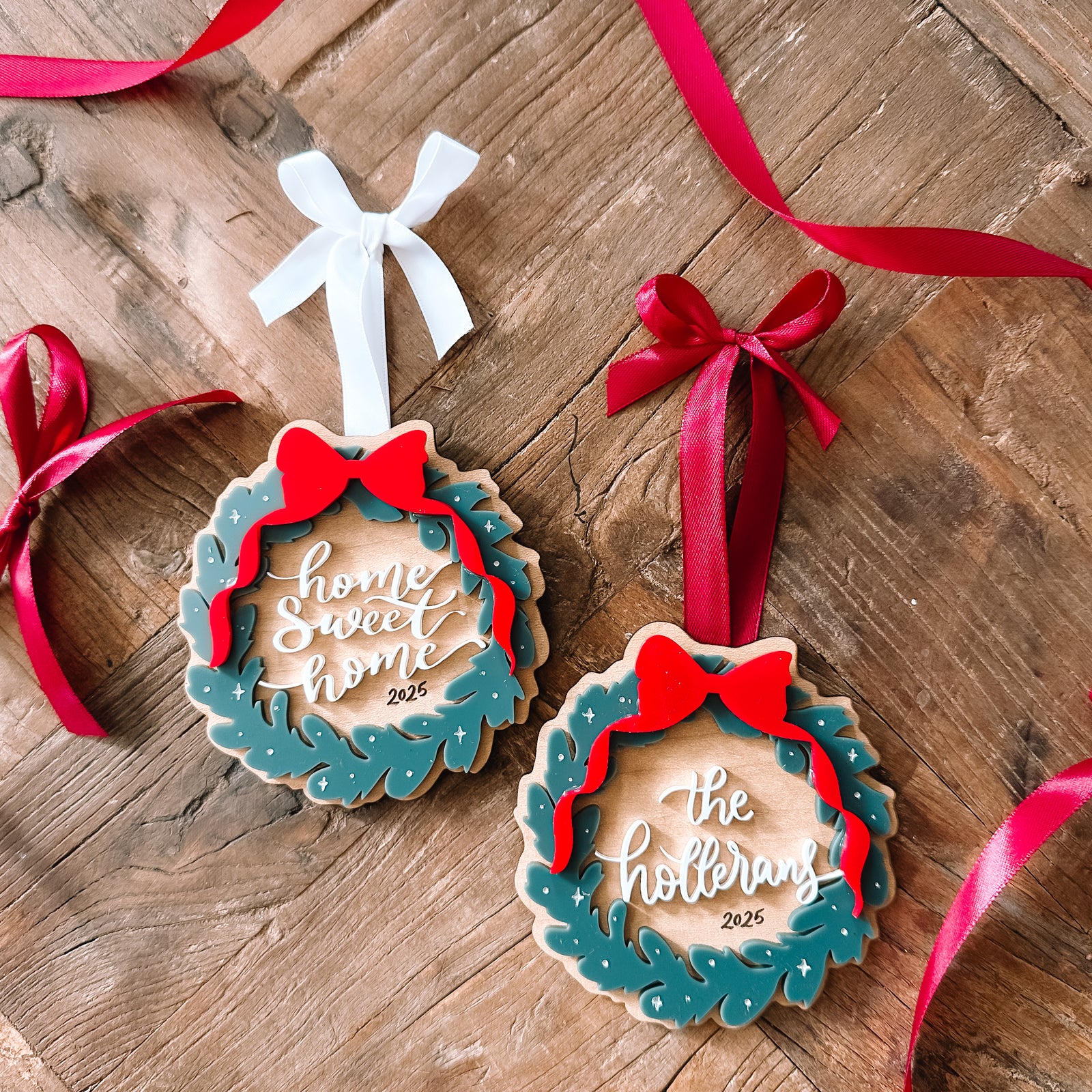 Custom Wreath Ornament