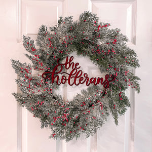 Personalized Wreath