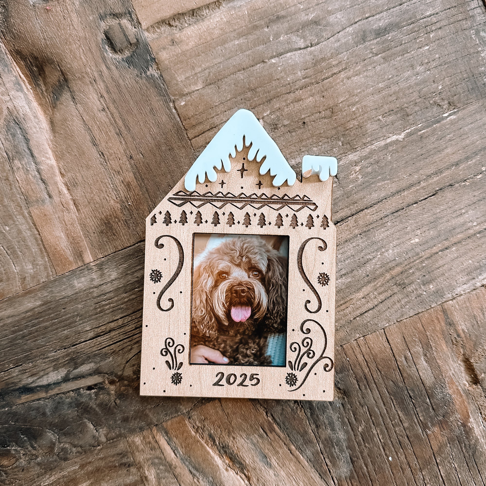 Gingerbread Magnet Photo Frame