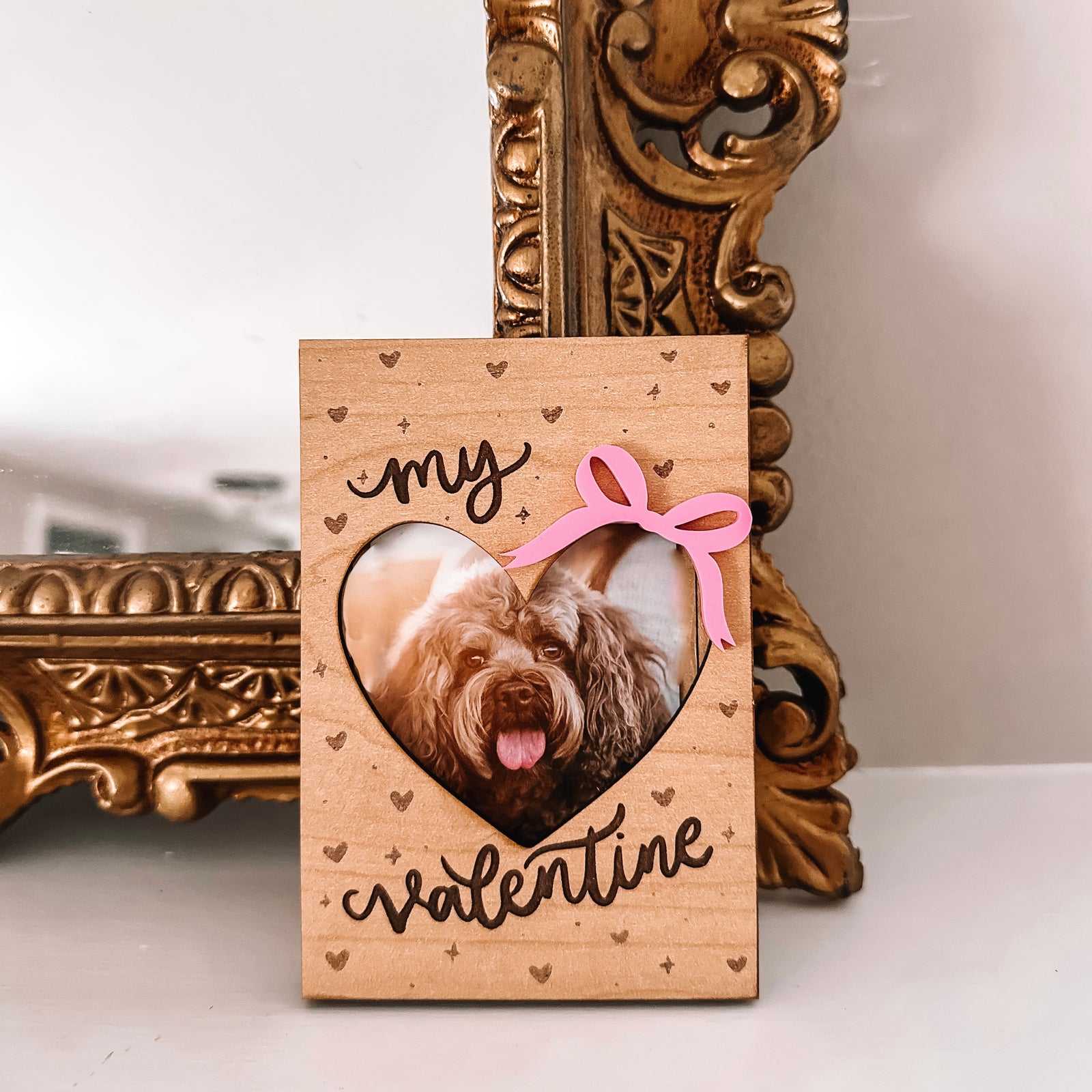 Heart Cut Out Magnet Photo Frame