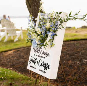 Wedding Flower Box Sign