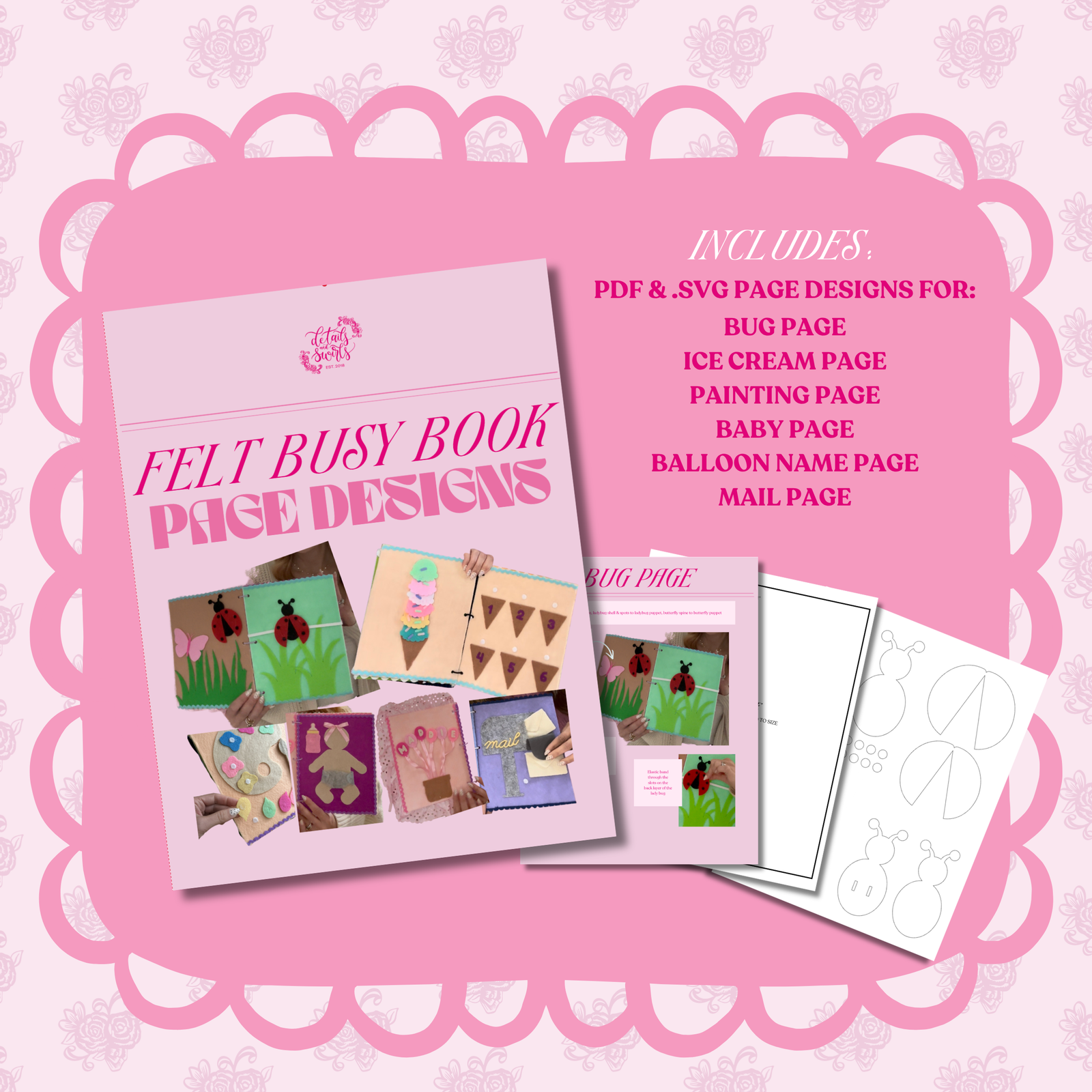 DIYFelt Busy Book Page Designs