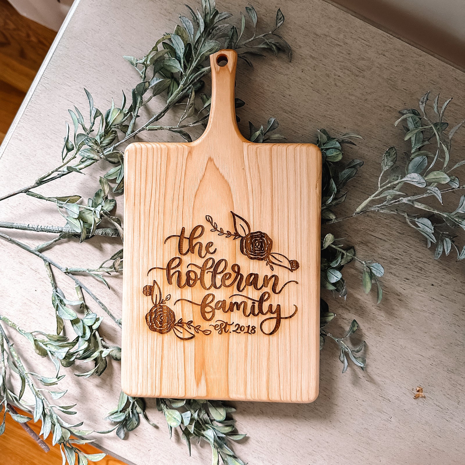 Custom Engraved Wooden Cutting Board
