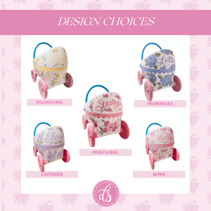 Custom Hand Painted Baby Doll Carriage