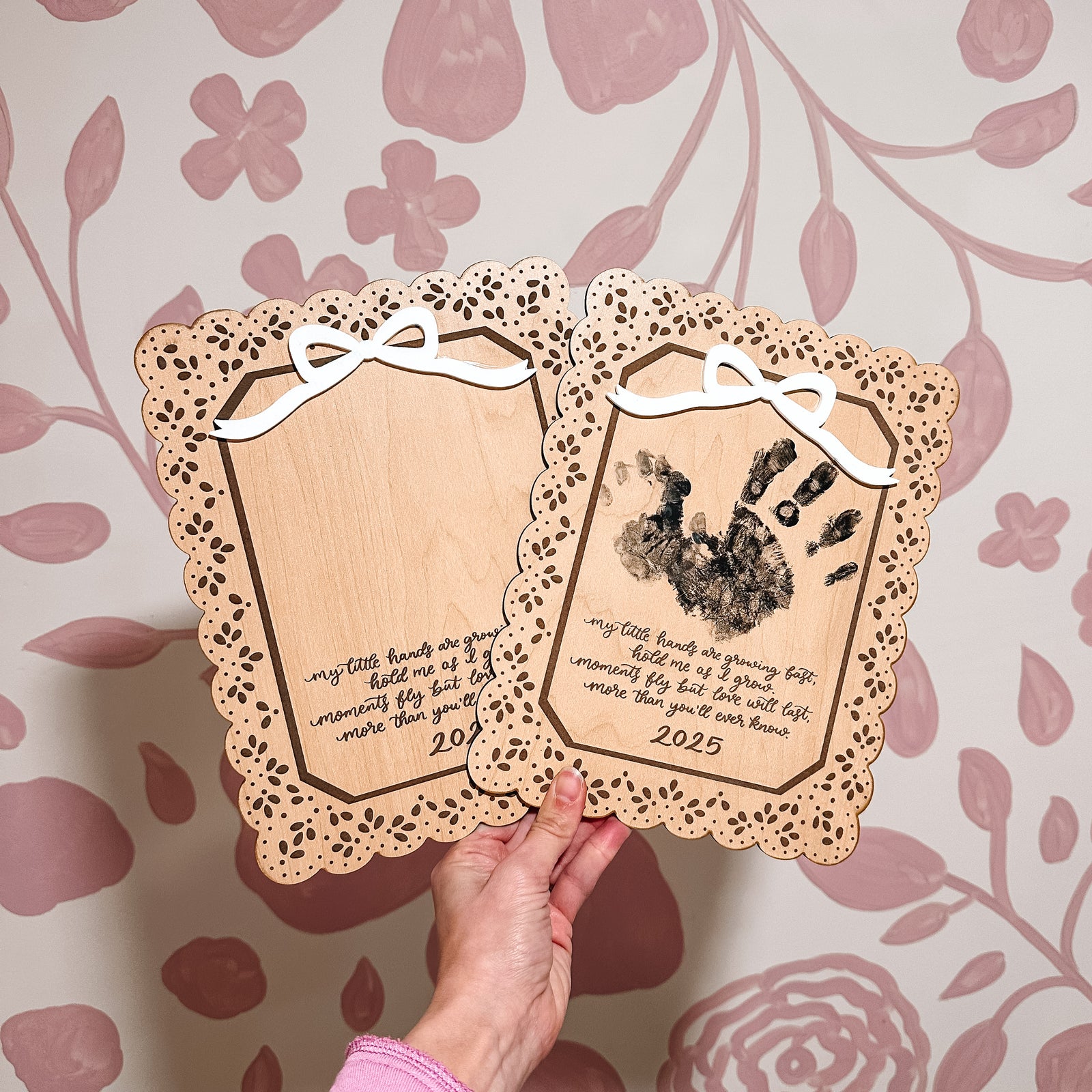 DIY Handprint Keepsake Board