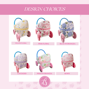 Custom Hand Painted Baby Doll Carriage