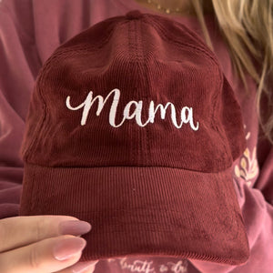 Mama Corduroy Cap