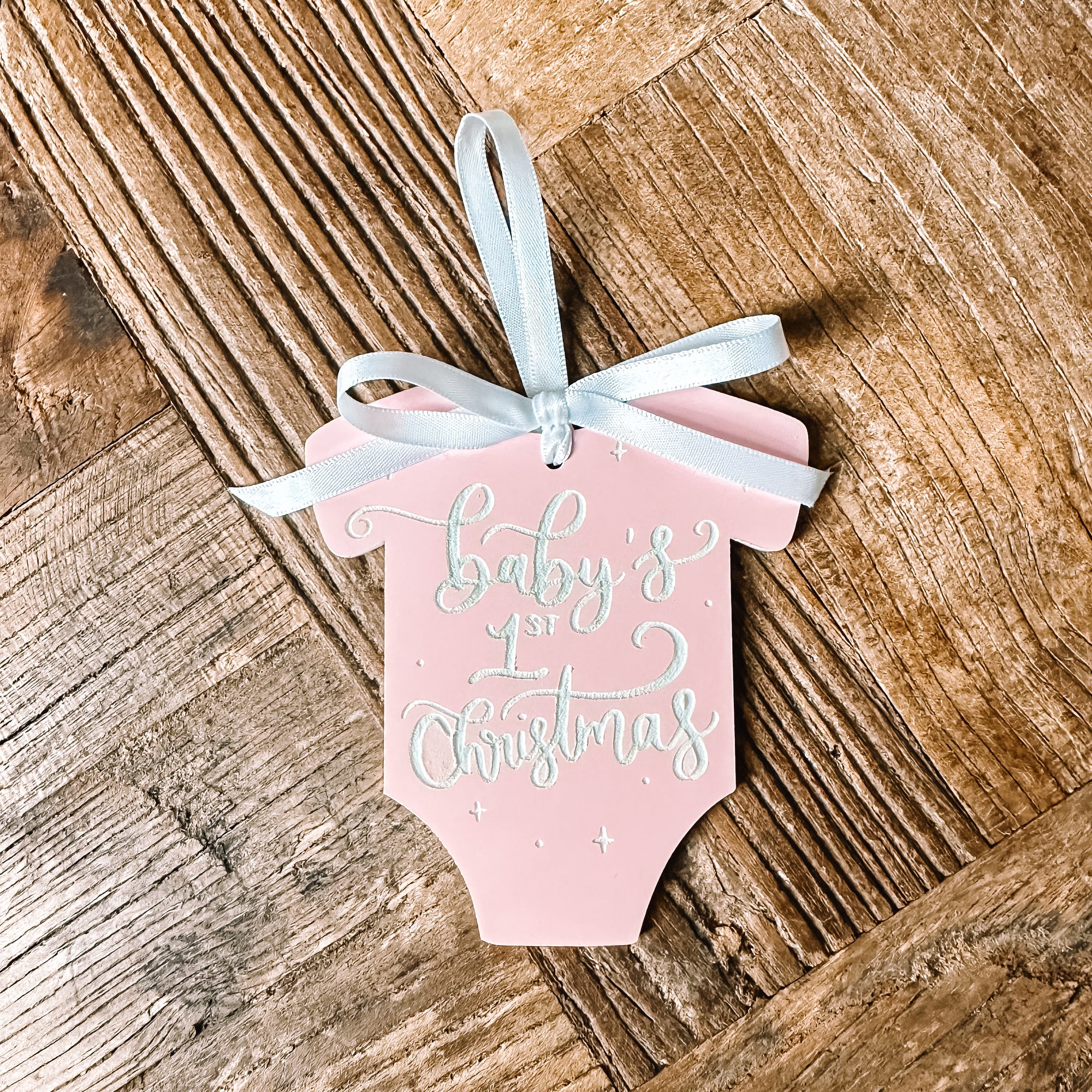 Baby’s First Christmas Engraved Ornament