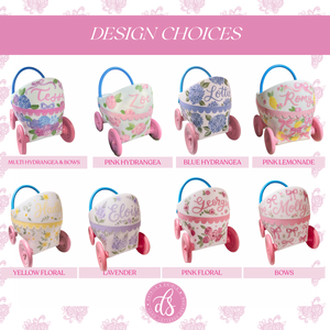 Custom Hand Painted Baby Doll Carriage