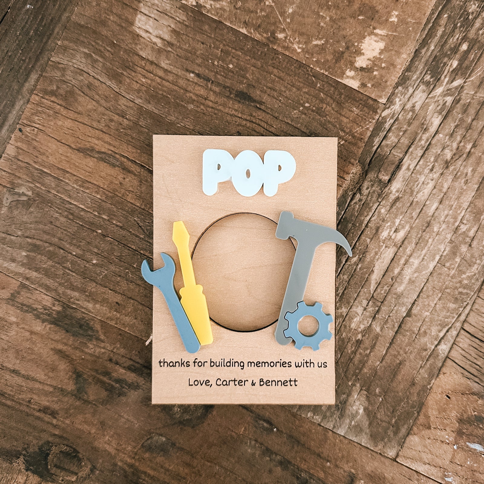 Tool Kit Father's Day Photo Frame Magnet