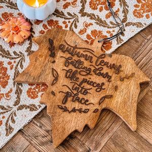 Autumn Leaves Serving Tray