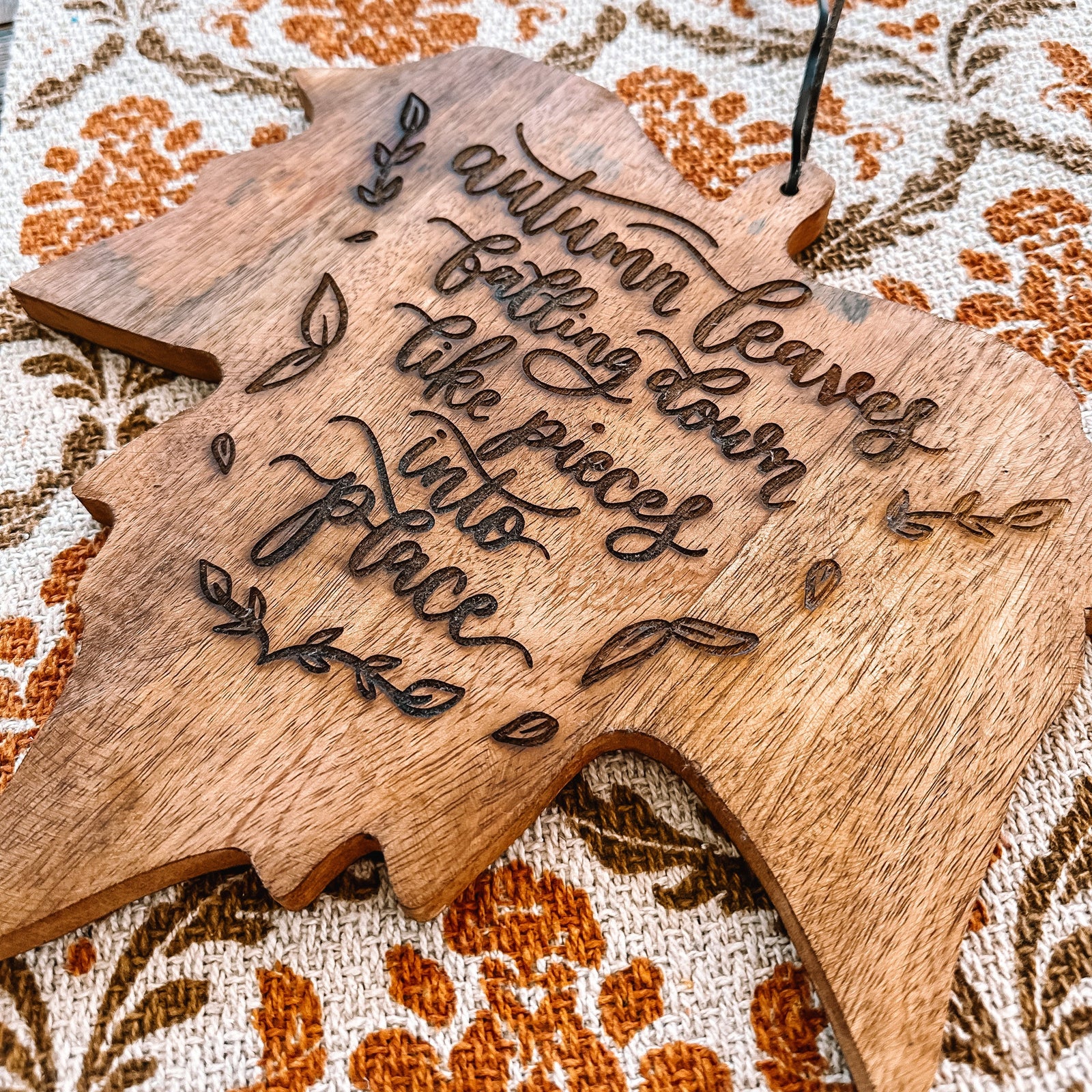 Autumn Leaves Serving Tray