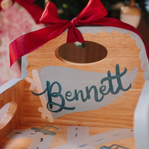 Custom Hand Painted Wooden Toddler Chair