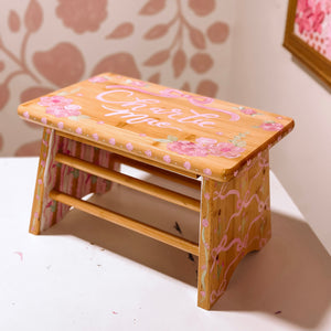 Hand Painted Step Stool